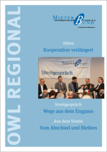 OWL Regional – Zeitschrift des Mieterbundes Ostwestfalen-Lippe e.V., Ausgabe 2/2020