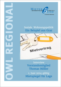 OWL Regional – Magazin des Mieterbundes OWL/Lippe e.V. – Ausgabe 3/2024