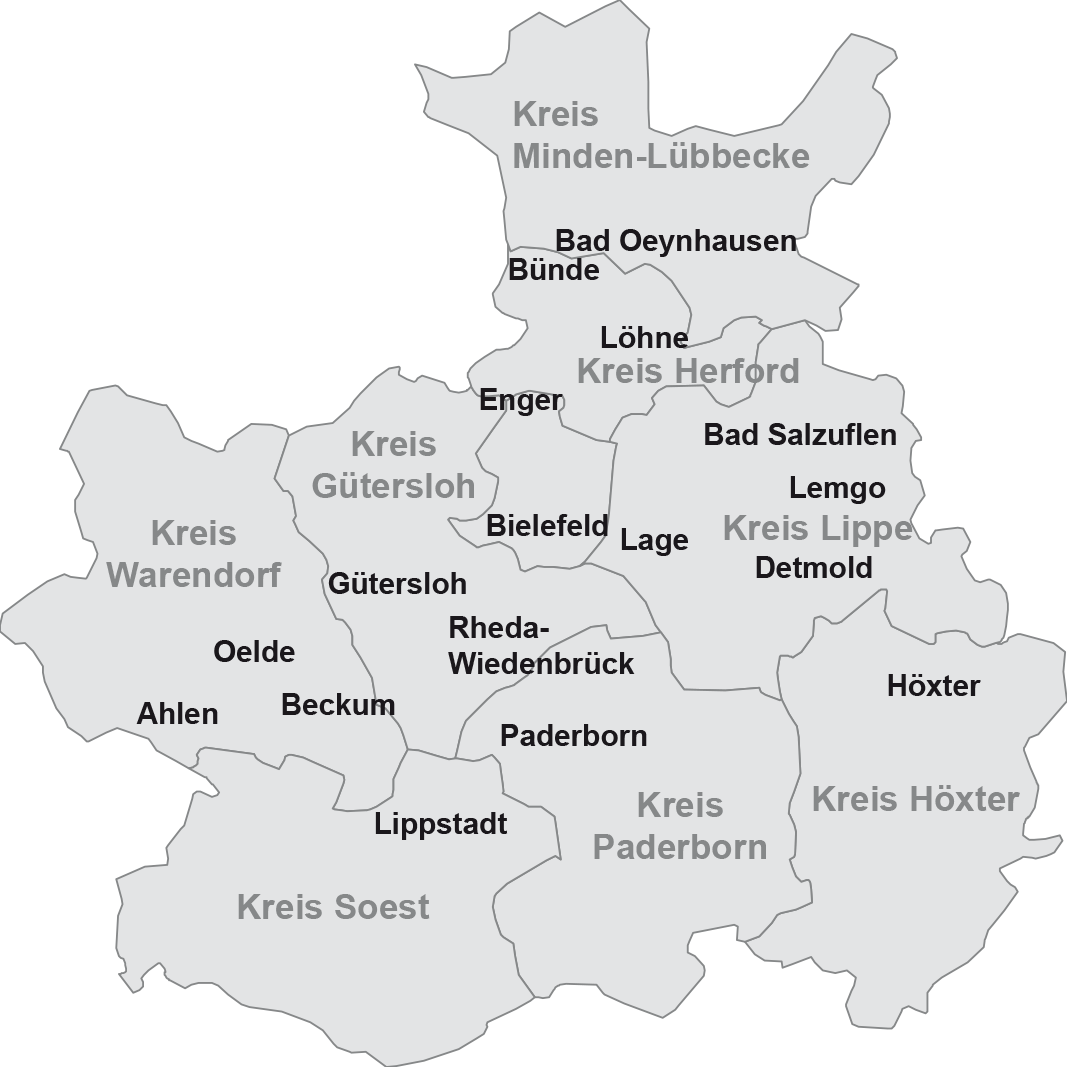 Geschäftsstellen des Mieterbundes OWL e.V.