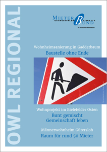 OWL REGIONAL – Zeitschrift des Mieterbundes Ostwestfalen-Lippe e.V., Ausgabe 2/2025