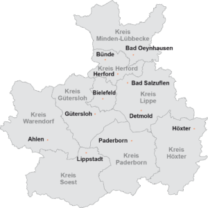 Die Geschäftsstellen des Mieterbundes OWL e.V.