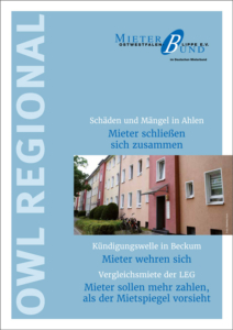 OWL REGIONAL – Zeitschrift des Mieterbundes Ostwestfalen-Lippe e.V., Ausgabe1/2026